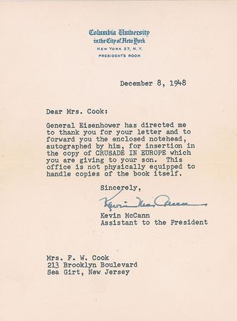 Lot #166 Dwight D. Eisenhower Book - Image 2
