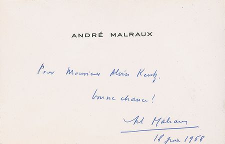 Lot #834 Andre Malraux - Image 2
