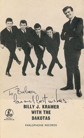 Lot #1046 Billy J. Kramer and The Dakotas Signed Photograph - Image 2