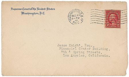 Lot #379 Supreme Court: George Sutherland: “I wish I felt at liberty to answer your questions about the Volstead act” - Image 1