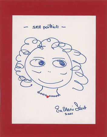 Lot #1404 Eva Marie Saint Sketch - Image 1