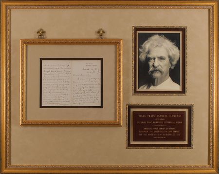 Lot #767 Samuel L. Clemens: “It is much more creditable to go 8,000 miles to pay a dinner-call than it is to go a mere matter of 600 yards” - Image 2