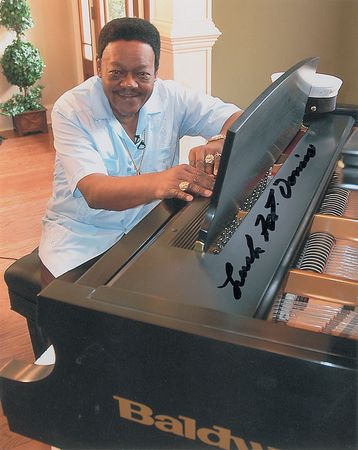 Lot #1128 Fats Domino Signed Photographs - Image 1