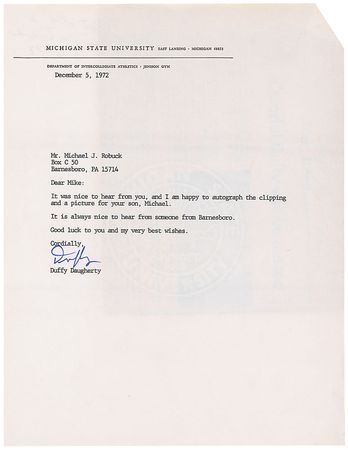 Lot #1426 Duffy Daugherty - Image 2