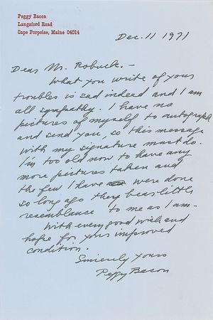 Lot #749 Peggy Bacon - Image 2