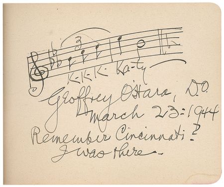 Lot #942 Classical Music and Opera Autograph Album - Image 3