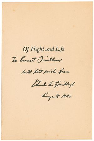 Lot #700 Charles Lindbergh Book - Image 2