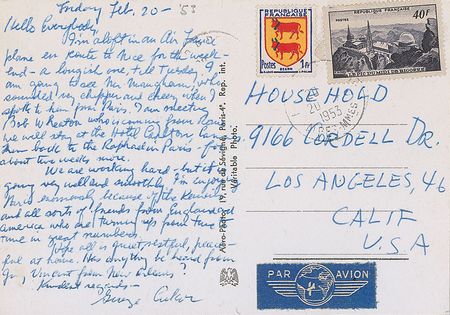 Lot #1182 George Cukor: “I am going to see Mr. Maugham” - Image 2