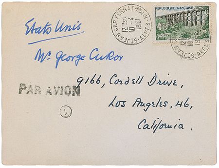Lot #838 W. Somerset Maugham: Despite a travel schedule that could turn him into a “tottering imbecile,” Maugham makes plans with Cukor - Image 2