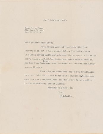 Lot #258 Albert Einstein: Einstein citing “powers of judgment of an ordinary layman” - Image 2