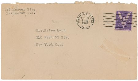 Lot #258 Albert Einstein: Einstein citing “powers of judgment of an ordinary layman” - Image 1