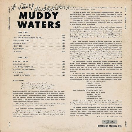 Lot #978 Muddy Waters Album - Image 2