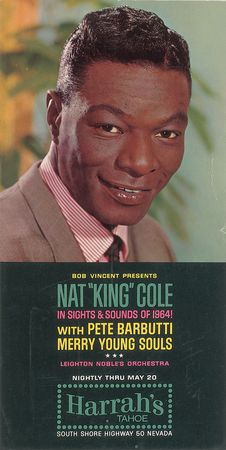 Lot #1124 Nat King Cole Postcard - Image 1