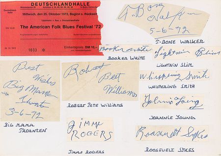 Lot #961 American Folk Blues Festival 1972: Thornton, Walker, and the rest of the 1972 American Folk Blues Festival - Image 2