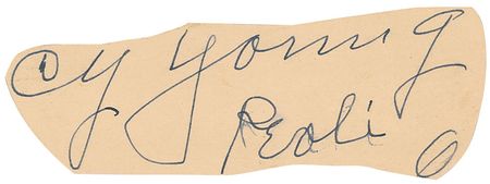 Lot #1447 Cy Young Signature - Image 2