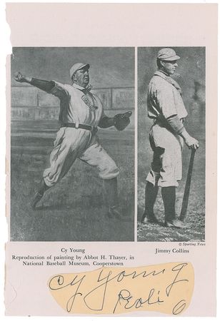 Lot #1447 Cy Young Signature - Image 1