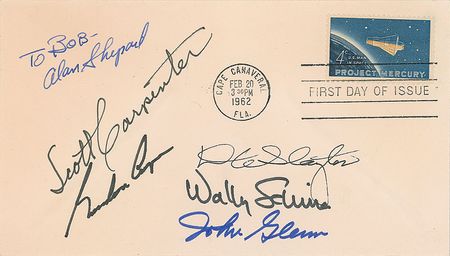 Lot #703 Mercury Astronauts First Day Cover - Image 2