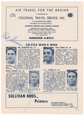 Lot #1423 Boston Celtics Program - Image 3