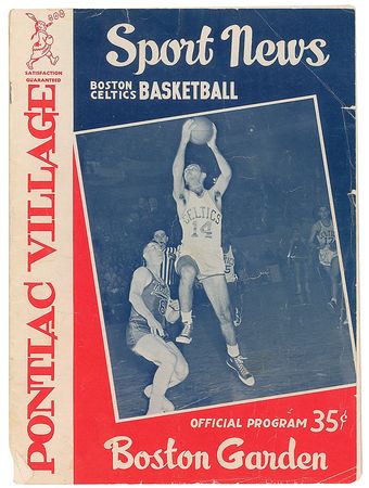 Lot #1423 Boston Celtics Program - Image 2