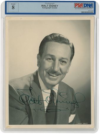 Lot #917 Walt Disney: Exceptional uninscribed Disney portrait - Image 1
