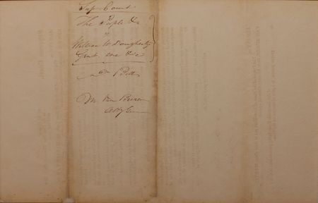 Lot #140 Martin Van Buren: Attorney General Van Buren brings a suit over an unpaid debt - Image 2