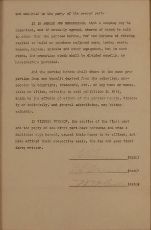 Lot #239 William F. ‘Buffalo Bill’ Cody: ‘Buffalo Bill’ joins the Sells-Floto Circus to perform ‘The Last Grand Council of the North American Indian’ - Image 1