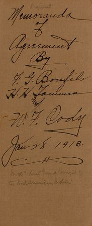 Lot #239 William F. ‘Buffalo Bill’ Cody: ‘Buffalo Bill’ joins the Sells-Floto Circus to perform ‘The Last Grand Council of the North American Indian’ - Image 2