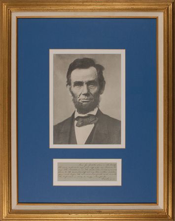 Lot #89 Abraham Lincoln: Choice Lincoln legal brief - Image 2