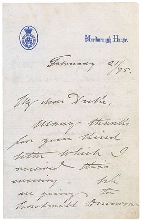 Lot #302 King Edward VII Handwritten Letter Signed - Image 3