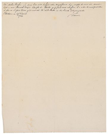 Lot #268 Frederick the Great Signed Letter - Image 1