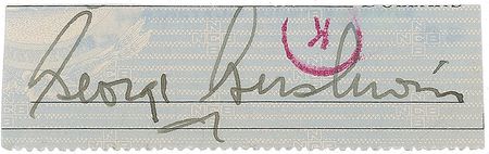 Lot #975 George and Ira Gershwin: “Herewith my brother’s actual signature” - Image 2