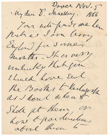 Lot #757 Edward Bulwer-Lytton Handwritten Letter Signed - Image 5