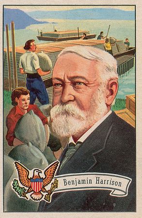 Lot #51 Benjamin Harrison Check - Image 2