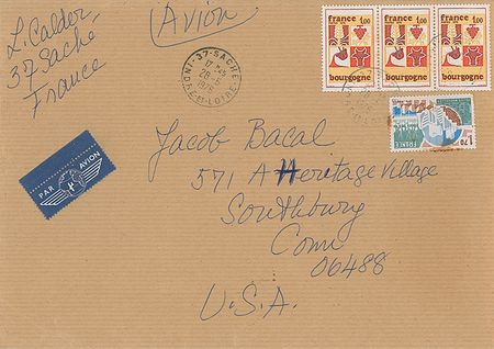 Lot #760 Alexander Calder Commemorative Cover - Image 1