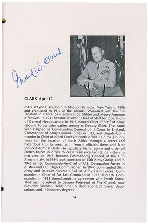 Lot #24 Dwight D. Eisenhower and the West Point Society: Incredible dinner program featuring Eisenhower and other heroes of West Point - Image 3