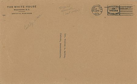 Lot #22 Calvin Coolidge Booklet - Image 3