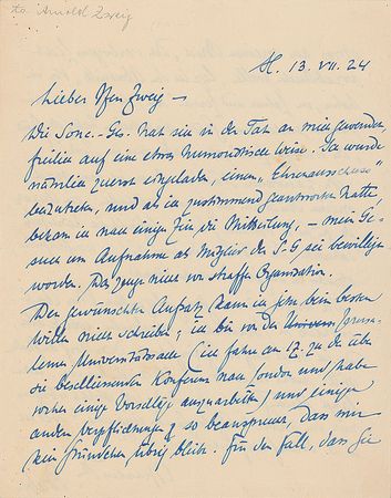 Lot #214 Martin Buber Handwritten Letter Signed - Image 2