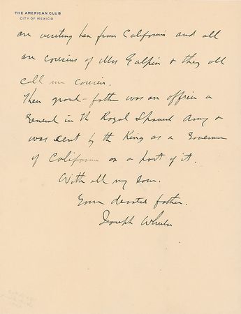 Lot #557 Joseph Wheeler - Image 2