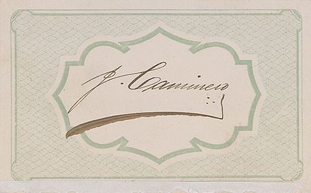 Lot #569 Jose Caminero Signed Letter and Signed Photograph - Image 1