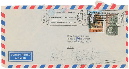 Lot #844 Joan Miro Typed Letter Signed - Image 1