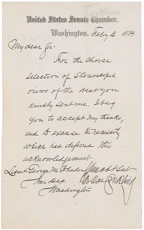 Lot #241 Roscoe Conkling - Image 2
