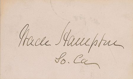 Lot #84 Wade Hampton - Image 1