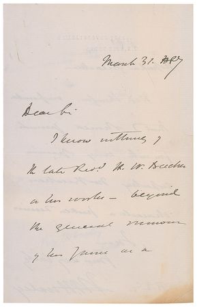 Lot #287 Thomas H. Huxley Handwritten Letter Signed - Image 2
