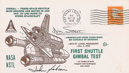 Lot #672 Challenger: Dick Scobee Commemorative Covers - Image 1