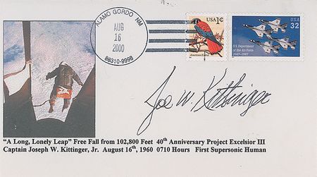 Lot #701 Joe Kittinger Commemorative Covers - Image 2