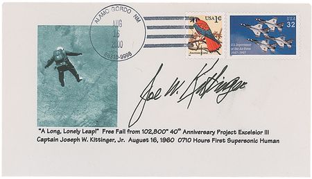 Lot #701 Joe Kittinger Commemorative Covers - Image 1