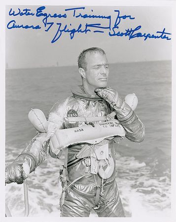 Lot #662 Scott Carpenter Signed Photographs - Image 2