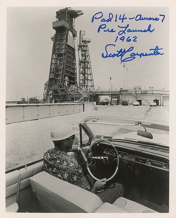 Lot #662 Scott Carpenter Signed Photographs - Image 1