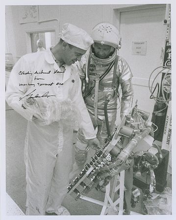 Lot #680 Gordon Cooper Signed Photographs - Image 1