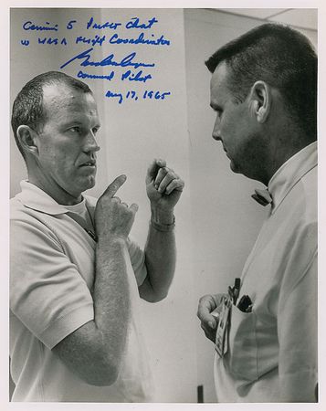 Lot #681 Gordon Cooper Signed Photographs - Image 1